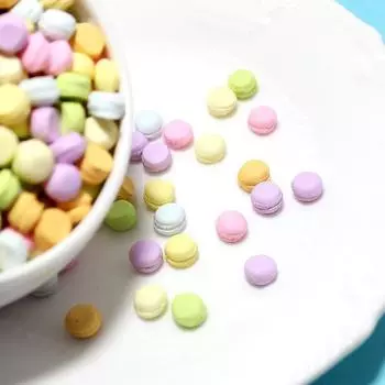 12 шт./лот кукольный домик миниатюрная еда мини макарон для 1/12 куклы кухонные игрушки