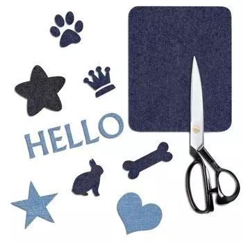 12 шт./лот, нашивки на локтях для одежды, джинсы «сделай сам», заплатки для ремонта брюк, аппликация до колена, ткань, швейные аксессуары