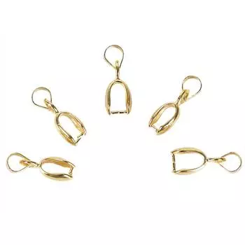 12 шт./лот, подвески, застежки, зажимы, соединители, подвески, бусины, фурнитура для ювелирных изделий золотой