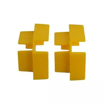 12 шт. лотков для сбора урожая для правой сублимационной сушилки, аксессуары, пластиковые кухонные гаджеты, наборы поддонов для укладки жёлтый