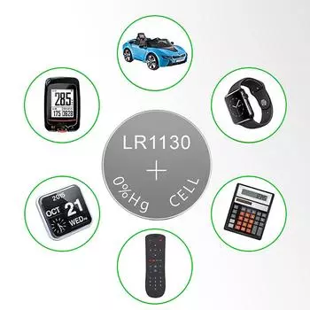 12 шт. LR1130/AG10/LR54/389A/189/SR1130 батарея 1,5 В литиевая батарейка-таблетка для калькуляторов светодиодные игрушечные часы