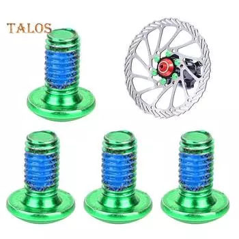 12 шт. M5x11,5 MTB шоссейный велосипед дисковые тормозные роторные болты стальные винты T25 Torx зелёный