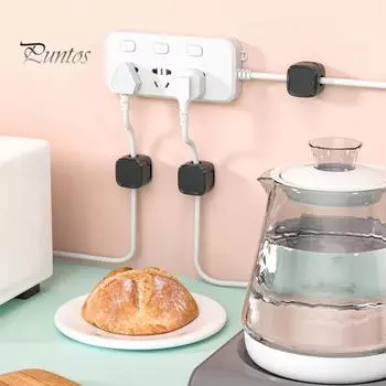 12 шт. магнитные зажимы для кабеля, держатель для шнура, самоклеящийся, без остатков, под столом, держатель для кабеля, держатель для проводов, органайзер 12pcs