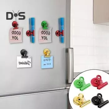 12 шт. магнитные зажимы универсальные магниты для досок удобные магниты на холодильник для фотографий календари ключи серебряный