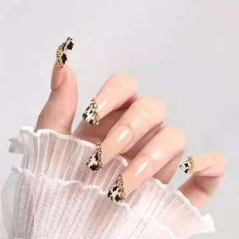 12 шт. Маникюрная цепочка, широкое применение, изысканная металлическая цепь для нейл-арта, ювелирные изделия, ожерелье, принадлежности 2