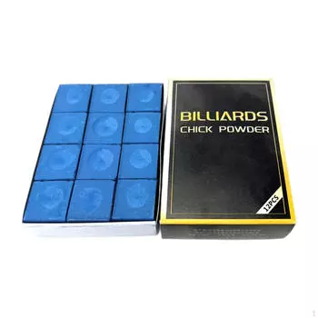 12 шт. Мелки для бильярдного кия, аксессуары для бильярдного стола Style A