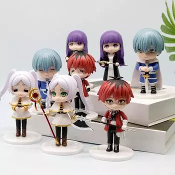12 шт. Милые фигурки, украшения для рабочего стола, настольные украшения, подарки для любителей аниме, украшения для торта, украшения для автомобиля One Size