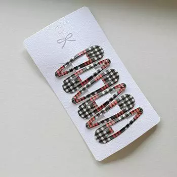 12 шт. Модная детская простая заколка для волос, милая клетчатая заколка для челки и боковых прядей, набор заколок, головной убор, аксессуары для волос, подарок-заколка