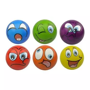 12 шт. Модные эмодзи 12 дюймов надувные воздушные шары для вечеринки в бассейне, игровые водные шары, пляжный мяч, игрушка mixcolor