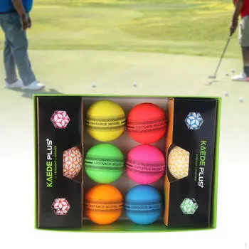 12 шт. мячей для гольфа на расстояние, аксессуары, новинка, практика для активного отдыха на природе, мужчины