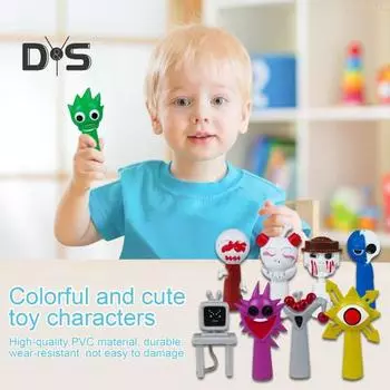 12 шт., мультяшный музыкальный игровой персонаж, фигурка персонажа из ПВХ, статуэтка, скульптура, игрушка, настольное украшение для детей и взрослых, подарок для фанатов игр B