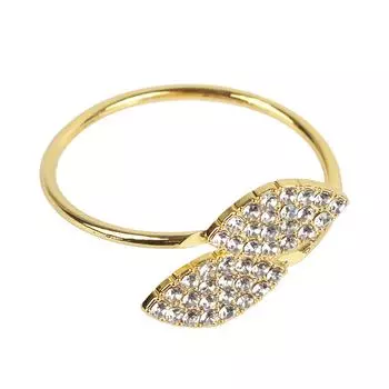 12 шт., набор колец для салфеток со стразами, держатель с пряжкой ручной работы, украшение для свадебного ужина