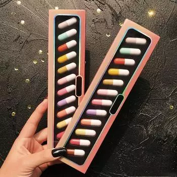 12 шт., набор матовых блесков для губ, капсульная жидкая помада, водостойкая, устойчивая к поту, стойкая с антипригарным покрытием, губная помада, набор оттенков для губ