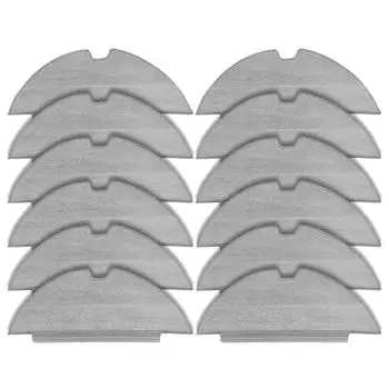 12 шт. накладок для пылесоса Eufy RoboVac L35 Hybrid+, LR30 Hybrid+, сменные запасные части для робота-пылесоса, салфетка для швабры CHINA