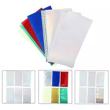 12 шт. Наклейка на ленту для приманки DIY Декор Рыбалка Голографическая