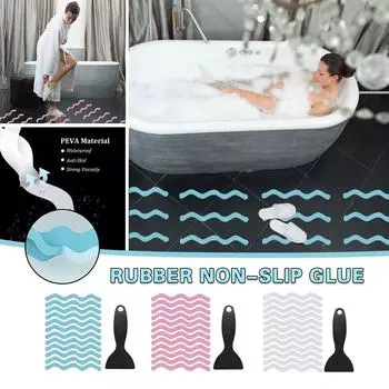 12 шт. наклейки для ванны Нескользящие наклейки для ванны безопасная ванна наклейки для душа клей синий