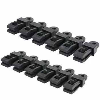 12 шт. наружная палатка для кемпинга брезент зажим для брезента палаточный зажим