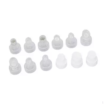 12 шт., насадки для дермабразии лица, аксессуары, замена силикона для домашнего спа-салона