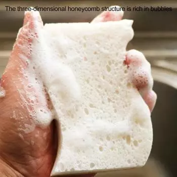 12 шт. натуральная кухонная губка с кокосовым скребком биоразлагаемая компостируемая целлюлозная губка для посуды домашняя кухня