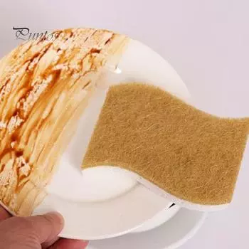 12 шт. натуральная кухонная губка с кокосовым скребком биоразлагаемая компостируемая целлюлозная губка для посуды домашняя кухня Essential 12pcs