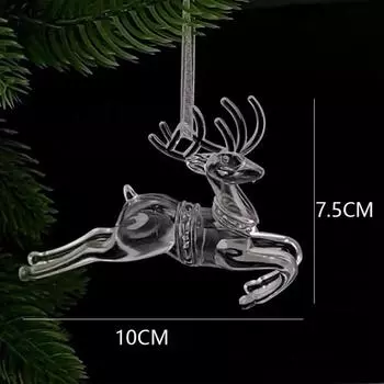 12 шт., новое украшение в виде снежинки на елку, хрустальная подвеска Navidad, акриловый домашний декор для стола, рождественский декор