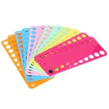 12 шт. Органайзер для ниток для вышивки крестом, пластиковая доска для намотки ниток на шпульки мулине с 20 отверстиями