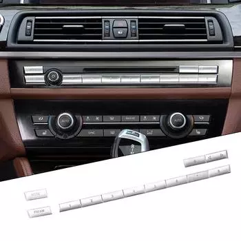12 шт. отделка центральной консоли автомобиля для BMW 5 серии F10 F11 2011-2016 GT F07 11-17 6 серии F06 F12 F13 12-18 7 серии F01 F02 09-15 CHINA