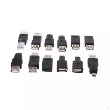 12 шт. OTG USB-конвертеров «папа-мама» Micro Mini