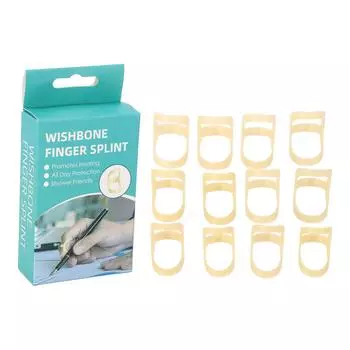 12 шт. овальные шины для пальцев, 6 размеров, сильная поддержка, растягивающаяся, расслабляющая овальная шина для пальцев с триггером