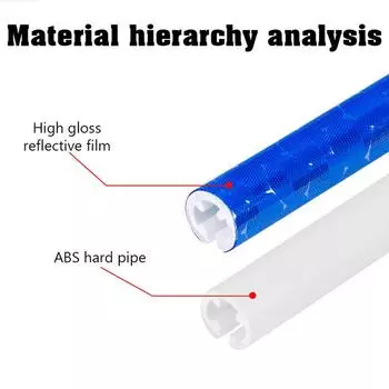 12 шт./пакет спицы велосипедного колеса светоотражающая наклейка трубка полоска предупреждающий фонарь сделай сам 7,5 см велосипедный отражатель светоотражающий комплект безопасности красный