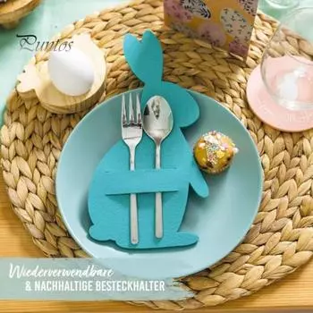 12 шт. пасхальный кролик держатели для столовых приборов фетровые держатели для ножей вилок держатели для столовых приборов чехол для столовых приборов для пасхальной вечеринки свадьбы дня рождения декор жёлтый