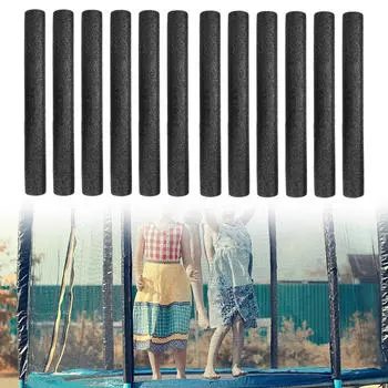 12 шт. пенопластовых чехлов для батутных шестов длиной 40 см, переносные защитные чехлы для трубчатых шестов