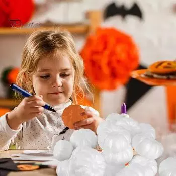 12 шт. пенопластовых тыкв, белые искусственные тыквенные украшения, поделки своими руками для Хэллоуина, осени, Дня благодарения, реквизит для фотосъемки 12pcs