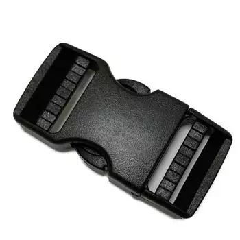 12 шт., пластиковые пряжки с двойным выпуском, ремни, зажимы для пряжек для рюкзака, чемодана, уличного товара чёрный