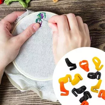 12 шт., пластиковый нож для вышивки, стеганый резак для ниток, наперсток, швейные принадлежности, инструмент для рукоделия с лезвием