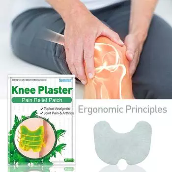 12 шт., пластырь для облегчения боли в коленном суставе, наклейки с экстрактами трав, пластырь 12pcs/bag