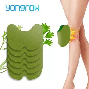 12 шт. пластырей для колена с полынью, обезболивающие пластыри, китайские травяные медицинские пластыри, наклейки для мышц и суставов 12pcs