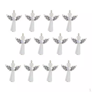 12 шт. Подвески-ангелы-цепочки для белого цвета