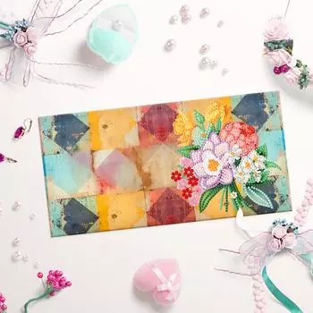 12 шт. поздравительных открыток с бриллиантами, сердце, цветок, птица, бриллиантовое искусство, подарки, торт в виде единорога для друга, семьи, возлюбленного, подарок на день рождения