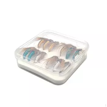 12 шт. приманки для ловли нахлыстом, сухие приманки для рыбы-луна и панфиша 1.35cmx0.55cm