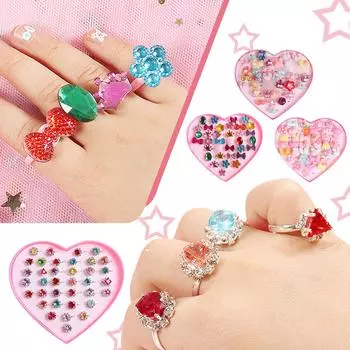 12 шт. Принцесса Кольцо Акриловая Мышь Детская Вечеринка Декор Девочки Подарки День Рождения Товары Для Вечеринки One Size