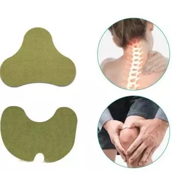 12 шт. прижигание полынью, пластырь на колено, шейный отдел позвоночника, поясничный отдел плеча, пластырь для массажа мышц тела 12-Pack