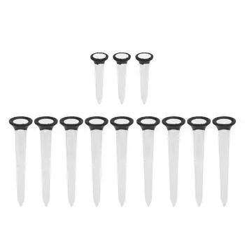 12 шт. профессиональных нейлоновых пластиковых клюшек для гольфа с регулировкой по высоте, уменьшающих трение, для гольфа G