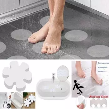 12 шт., прозрачная нескользящая волнистая наклейка для ванной комнаты, ванна/ступенька/ребенок, противопадающая, высокопрочная клейкая лента безопасности