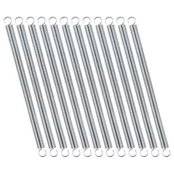 12 шт. Пружина растяжения спиральная, диаметр проволоки 0,047 дюйма с крюками на концах для проекта домашних ремонтов, возвратная пружина