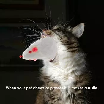 12 шт. пушистая плюшевая мышь, экологически чистая крыса, интерактивные игрушки, нетоксичная кошачья мята, легкая, мягкая, милая, обучающая игра, принадлежности для кошек CHINA