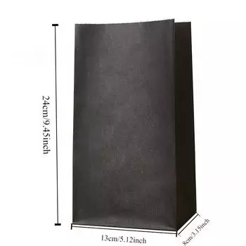 12 шт. разноцветный подарочный пакет из крафт-бумаги, подарочный пакет для конфет с листами наклеек, сумка для покупок на вечеринку, Хэллоуин, Рождество, день рождения красный