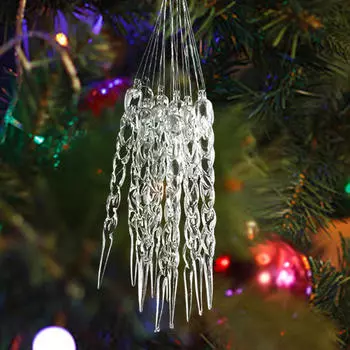 12 шт. Рождественская елка акриловая подвеска статуя подарок декоративное рождественское украшение