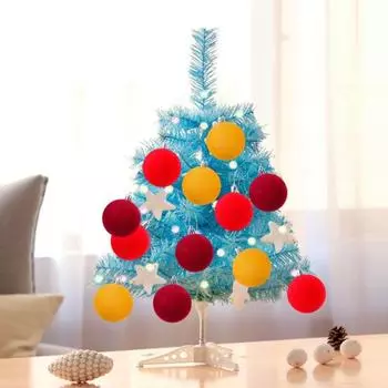 12 шт. рождественские бархатные шары украшения пластиковые флокированные шары елочные подвесные украшения для праздника