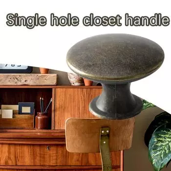 12 шт. ручек для кухонного шкафа из латуни, маленькие ручки для ящиков, декоративные ручки для шкафа, дверцы Z6U1 Antique copper-12pcs